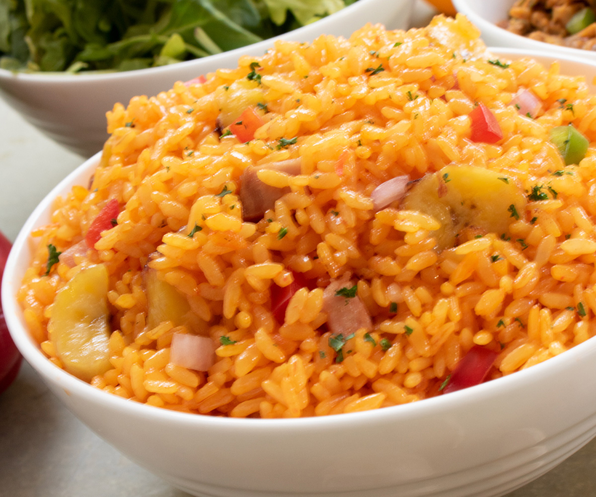 Arroz con Cebolla y Tocineta