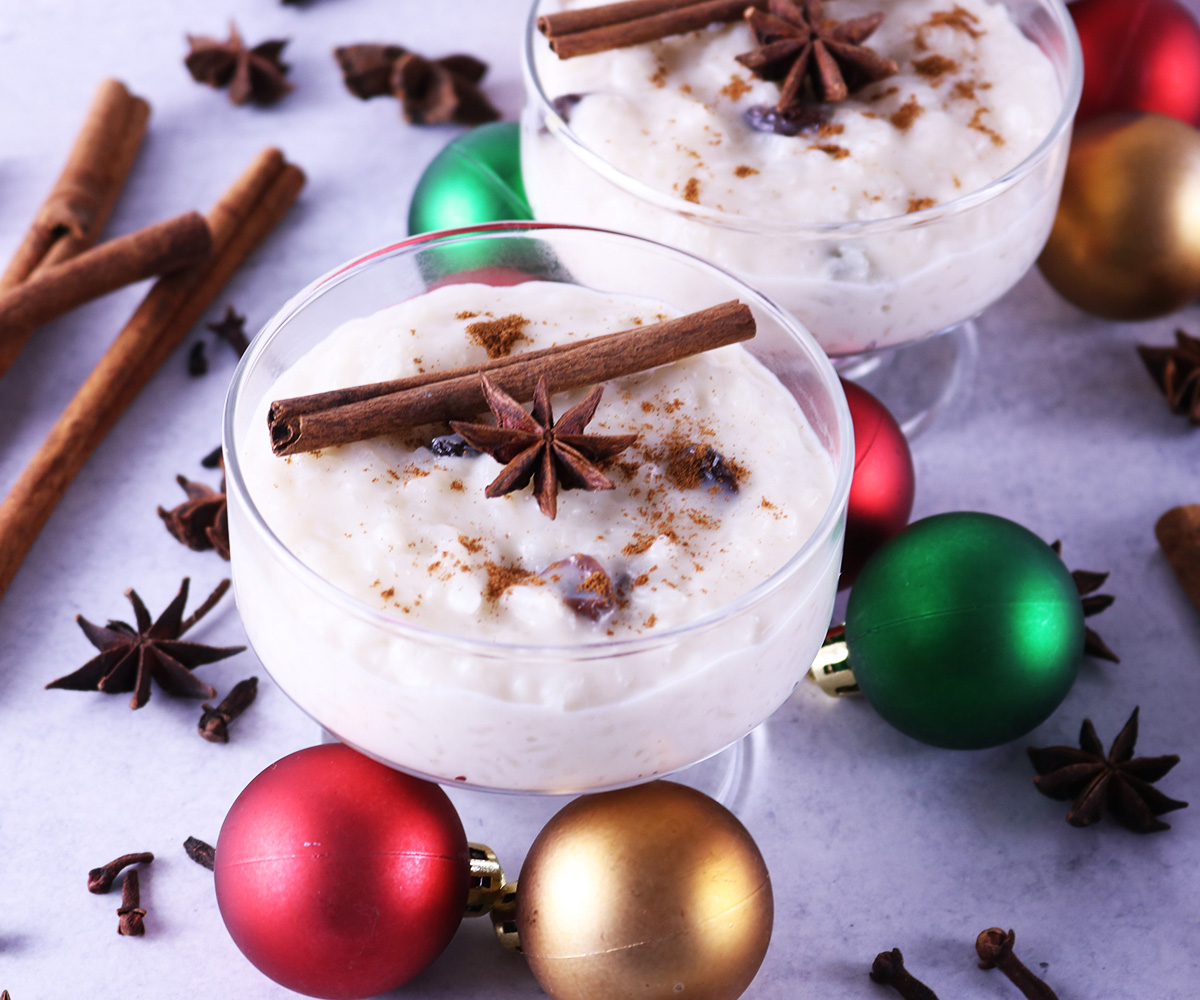 Arroz con Dulce (Puerto Rican Rice Pudding with Raisins and Coconut)