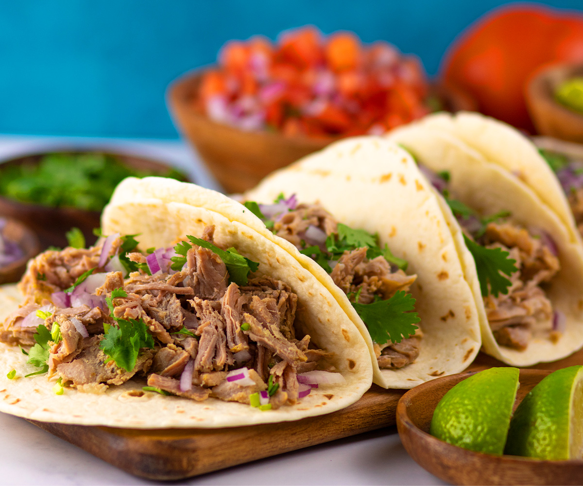 TACOS DE CARNITAS - Chef Cielito Rosado